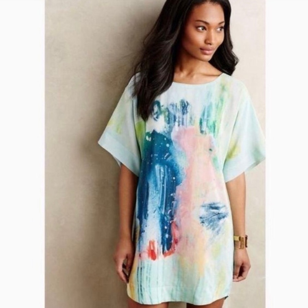 Anthropologie/Maeve 100% Silk dress/tunic small